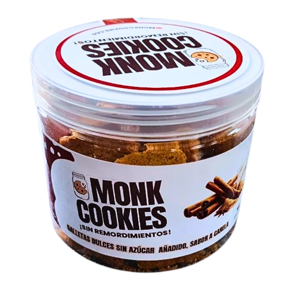 Pote Monk Cookies sabor Canela