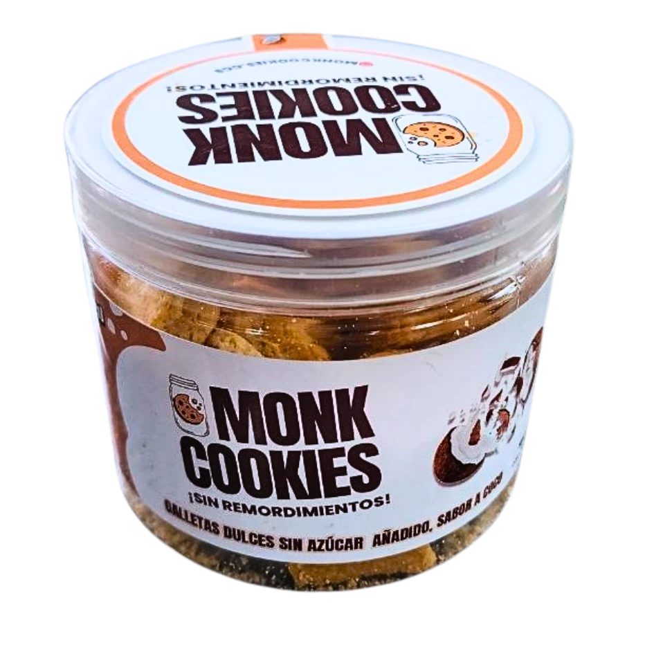 Pote Monk Cookies sabor Coco
